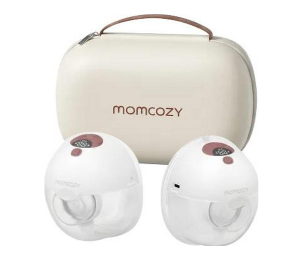 MOMCOZY Laktator M5 SMART, muszlowy, bezprzewodowy, podwójny, czerwo - 1595074 - zdjęcie 2